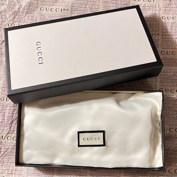 NEW Authentic RARE Gucci Marmont Large/Long Continental Leather Wallet - Picture 2 of 16